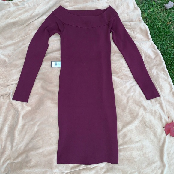 Off shoulder strap back dress - Picture 2 of 8